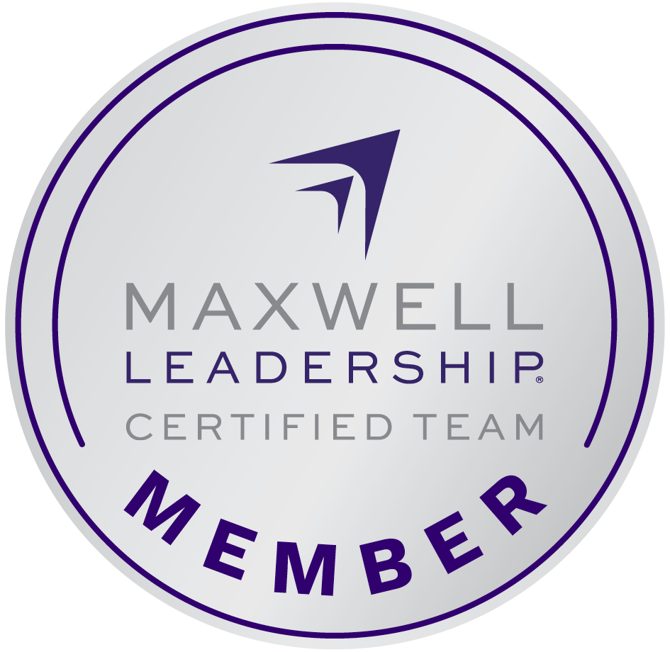 Michael and Nikki are maxwell leadership certified team members. Image of Badge
